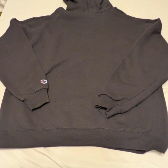 Boise State Broncos Black Hooded Mens XL Hand Warm Pocket Pullover Jacket - Picture 8 of 11